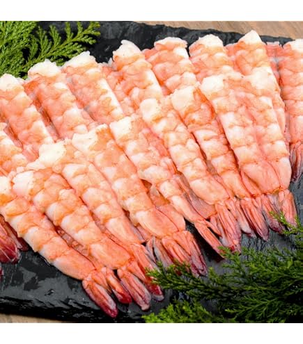 Amazon.co.jp: 頭肉付き 寿司えび 7L 20尾 寿司エビ お寿司 お刺身